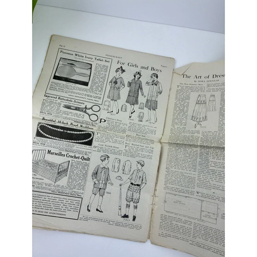 Needlecraft Devoted To Dressmaking Fancy Work Household Decoration 1915 No. 12